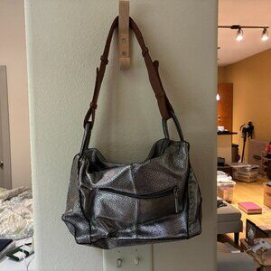 The Sak Los Feliz Hobo Silver Bag